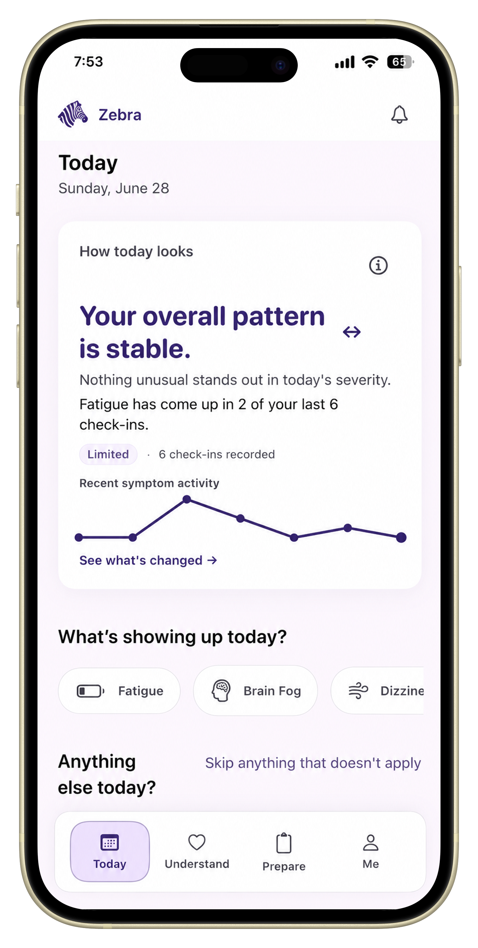 Guide to tracking POTS symptoms and orthostatic changes in one timeline